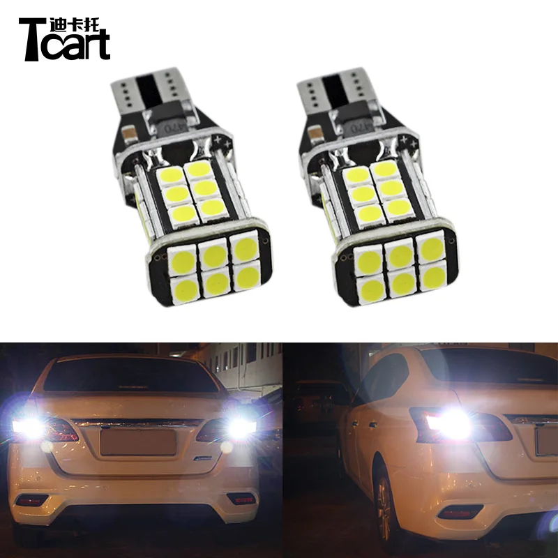 Светодиодные фонари заднего хода Tcart T15 для Nissan sentra b17 2012 2014 2018|Сигнальная лампа| |