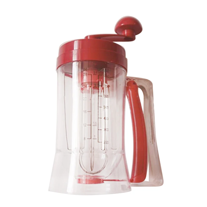 

Portable Manual Operated Pancake Mixer Pancake Machine Hand-operated Batter Cup Dispenser Milk Cake DIY Separator