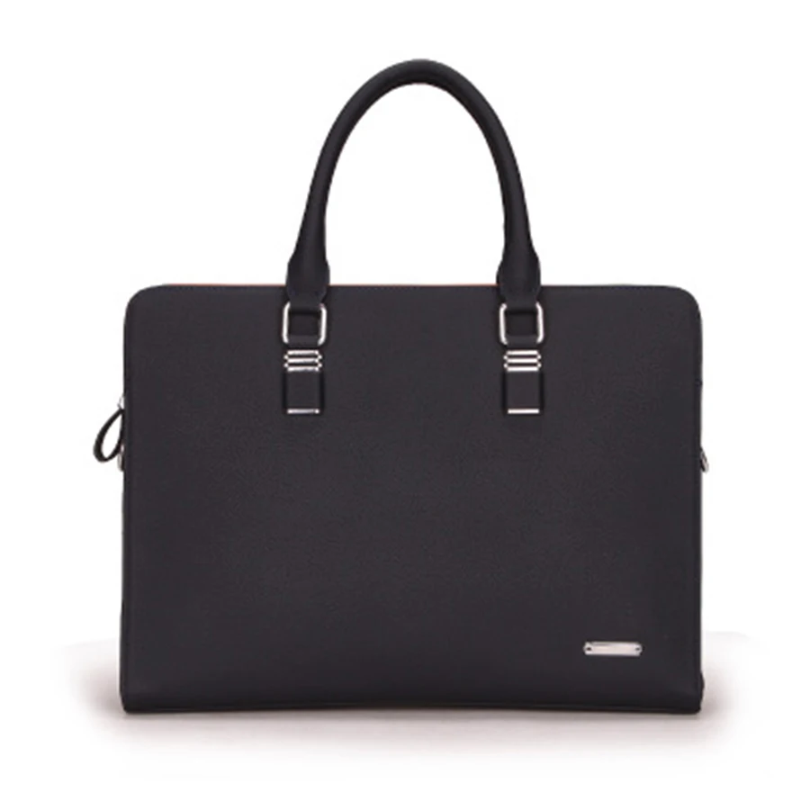 

Office Fashion Briefcase Messenger Bag Men Business Leather Laptop Bag Sholder Work Borsa Porta Computer Business Bag GWB-022