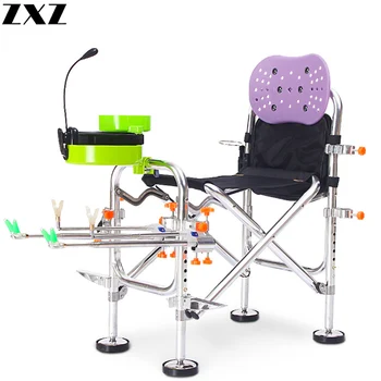 

Multifunction Outdoor Foldable Fishing Chair Camping Hiking Camouflage Chair Beach Picnic Chairs Seat Stool Parasol Umbrella T4
