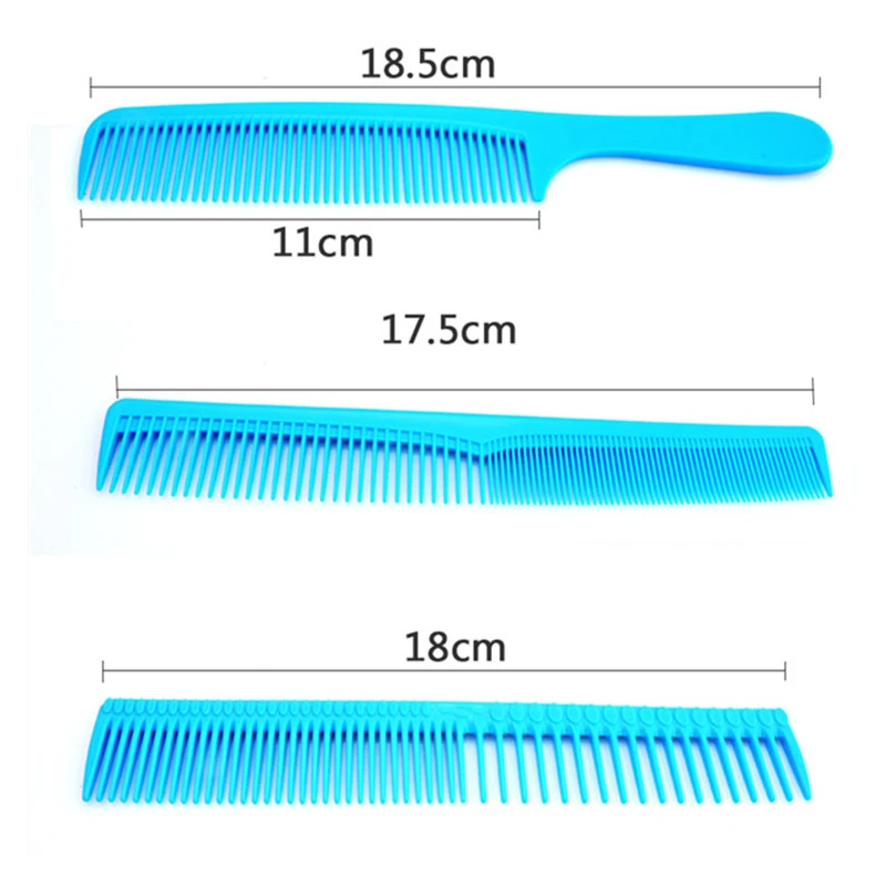 6 шт./компл. Парикмахерская Расчёски и гребни для волос комплект с сумкой профессионального парикмахера укладки волос Расческа модные Цвет