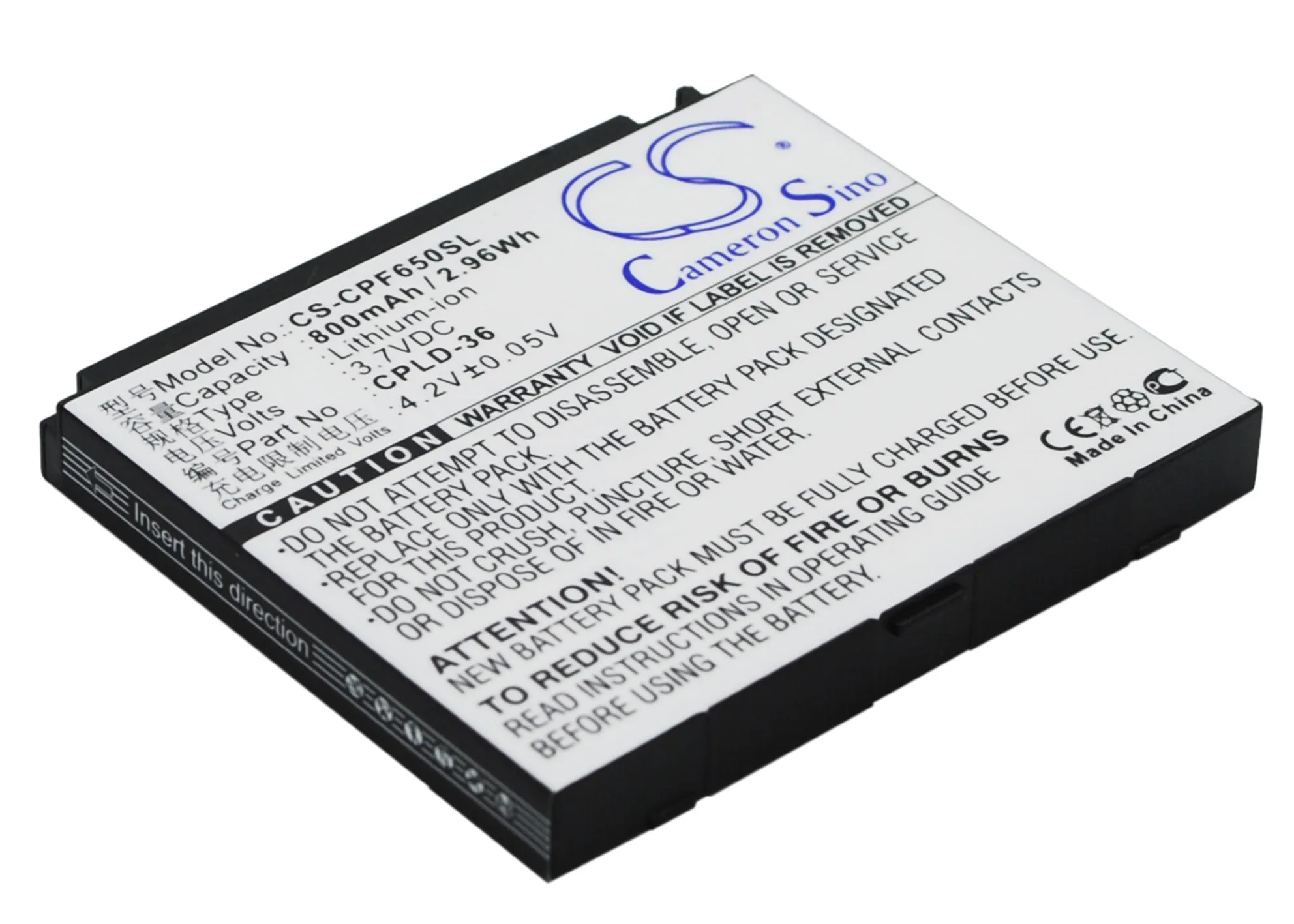 CPLD 36 батареи Cameron Sino 800mAh Для Coolpad E230 E270 E28 F650 S100 S100A S116 S60 T60|Аккумуляторы для