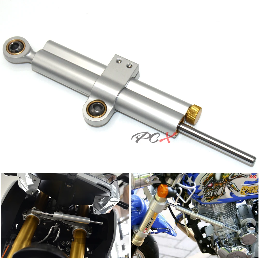 CNC Universal Motorcycle Steering Dampers Stabilizer For Kawasaki