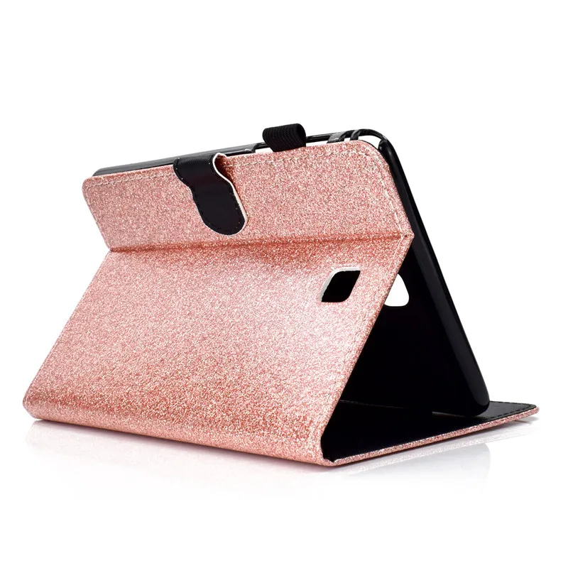 Wekays For Samsung Tab A T350 Glitter Bling Leather Fundas Case sFor Samsung Galaxy Tab A 8.0 T355 T350 T351 Tablet Cover Cases