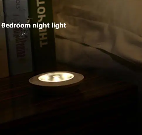 Hobbylan 1 шт. белый коричневый 5LED шкаф лампа батарея AAA палка Сенсорная панель