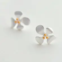 Jisensp, корейские модные серьги, элегантные маленькие цветы маргаритки, пирсинг, серьги-гвоздики, Женские Ювелирные изделия, опт