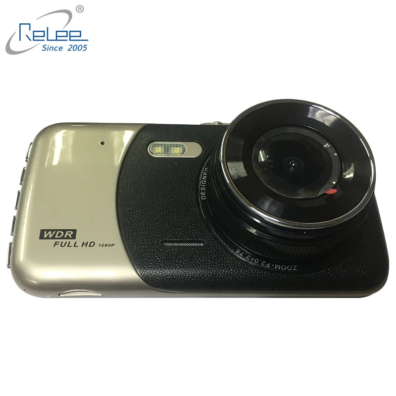 hign качество 2ch камера 3,6 дюймов дисплей ночного видения Автомобильный видеорегистратор full hd 1080 p двойная камера для автомобиля
