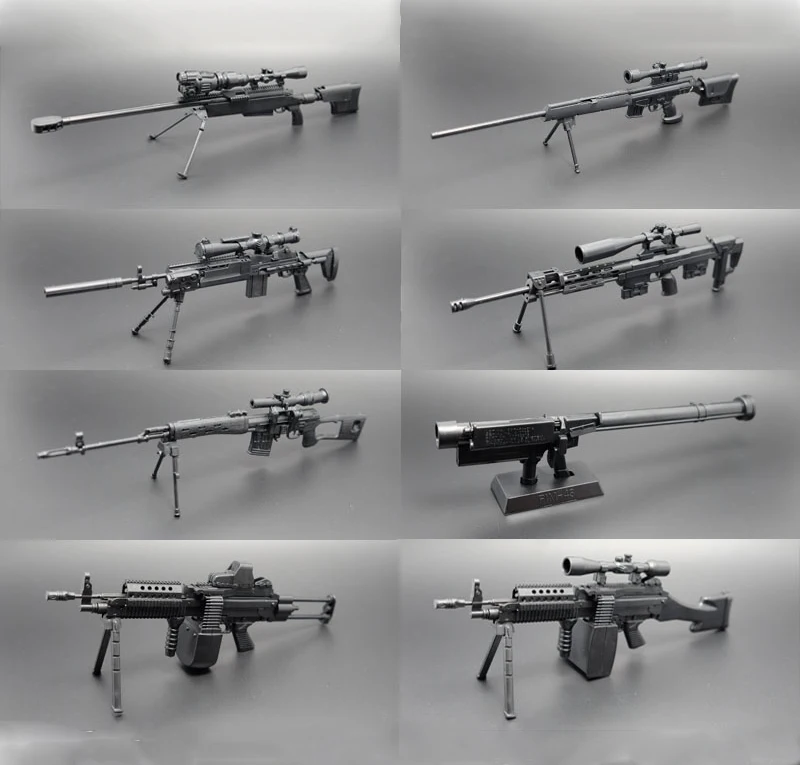 8 шт 1:6 4D ружьё модель черное оружие солдаты ракетная установка ЗРС SVD снайперская