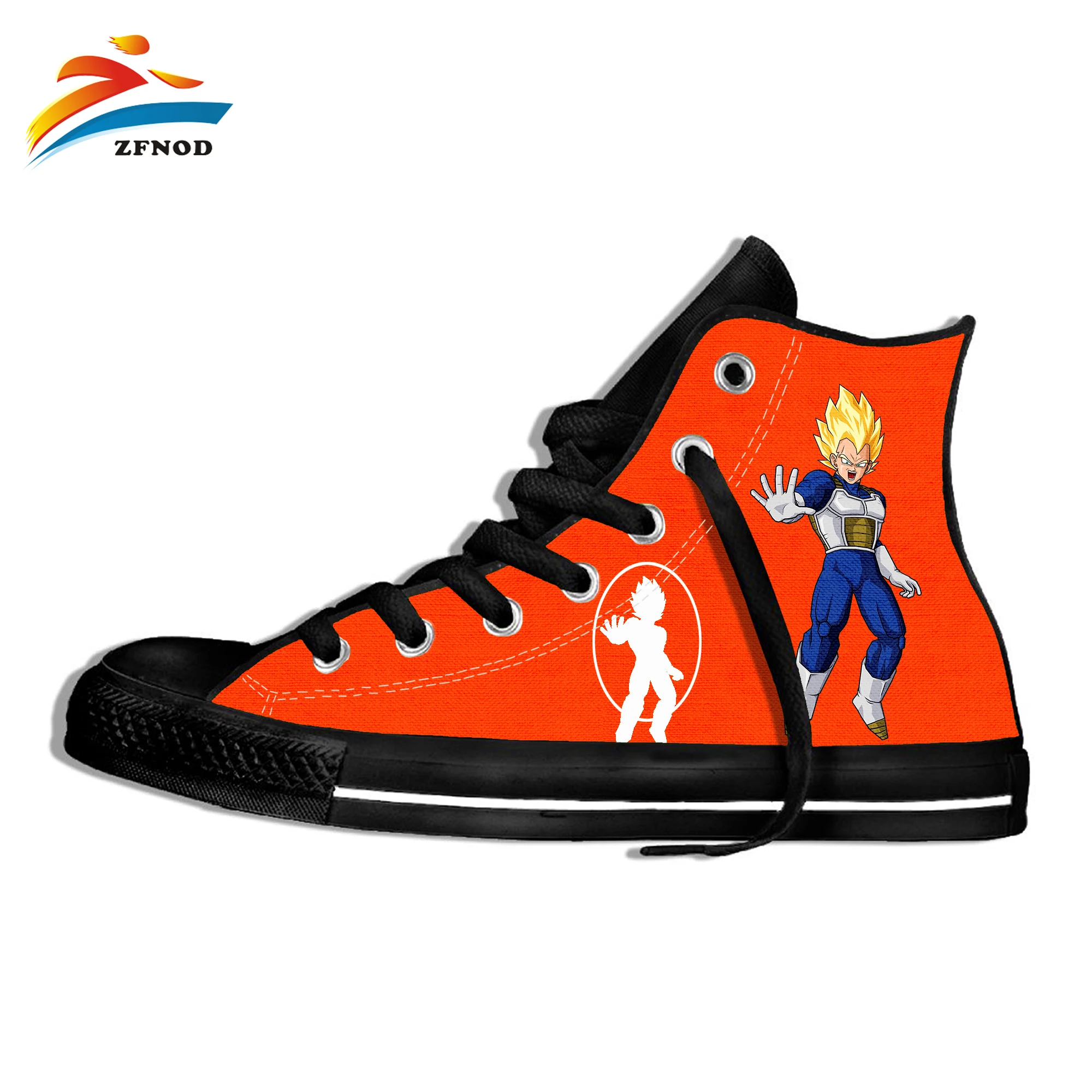 

FDWERYNH Dragon Ball Z Tank Top Men Goku Men's 3D Super Saiyan God Blue Vegeta Print Cartoon Summer Black Loafers Shoes Men