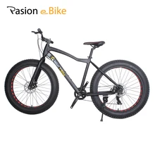 PASION E BIKE 7 speed Aluminium mountain bike black frame 26*4.0 fat tire bicycle bicicleta bikes with fender