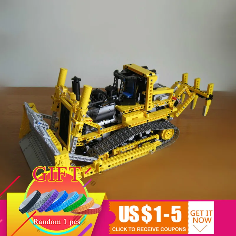 

20008 1384pcs Technical the bulldozer series set Model Building blocks Bricks kits Compatible with 8275 toys lepin