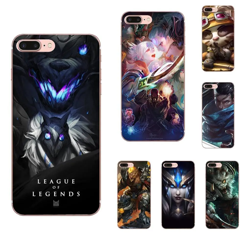 

League Of Legends Lol Black Soft TPU Capa For Xiaomi Mi3 Mi4 Mi4C Mi4i Mi5 Mi 5S 5X 6 6X A1 Max Mix 2 Note 3 4