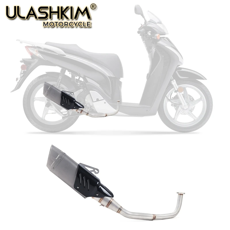 SH150 SH 125 150I мотоцикл выхлопной Mascape полный Системы слипоны средняя Соединительная труба глушитель выхлопных газов для Honda SH125 SH150i SH125i