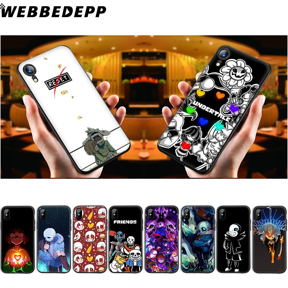 WEBBEDEPP Bad Time Undertale мягкий силиконовый чехол для iPhone 11 Pro Xr Xs Max X или 10 8 7 6 6S Plus 5 5S SE Case |
