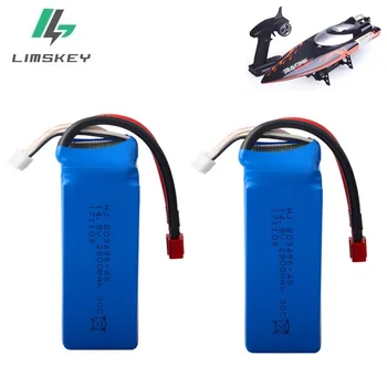 

High Power 14.8V 2800mAh 30c 4S Lipo Battery for FT010 FT011 T Plug/XT60 Plug Connector for RC Drones FPV Quadcopter RC Toy Boat
