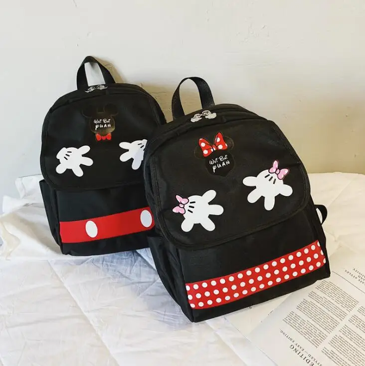 

New Fashion children backpack kindergarten boys and girls mickey schoolbag high capacity school students female travel bags
