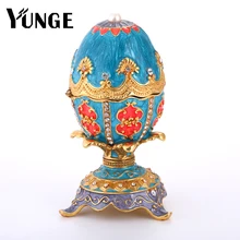 Noticing!! Home Decoration Vintage Russia Eggs Sculpture Birthday Gift Fabege Easter Egg Figurine Souvenir Magnet Craft