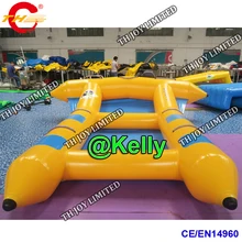 Воздуха Надувная летучая рыба лодка Towables игрушки для продажи, надувные Flyfish игрушки, прочный, надувные водные игрушки