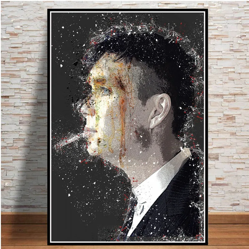 

Peaky Blinders Cillian Murphy TV Show Poster Wall Art Picture Posters and Prints Canvas Painting for Room Home Decor