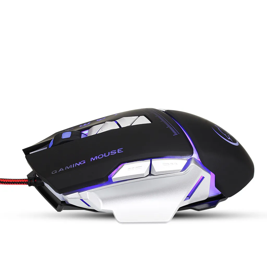 Мышь VOBERRY G825 4 цветная программируемая 8 кнопочная профессиональная игровая мышка