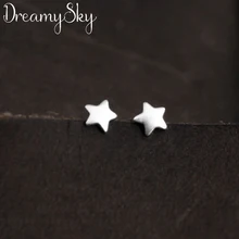 DreamySky натуральное чистое серебро звезда 925 серьги для женщин Рождественский подарок Мода стерлингового серебра ювелирные изделия Pendientes Brincos