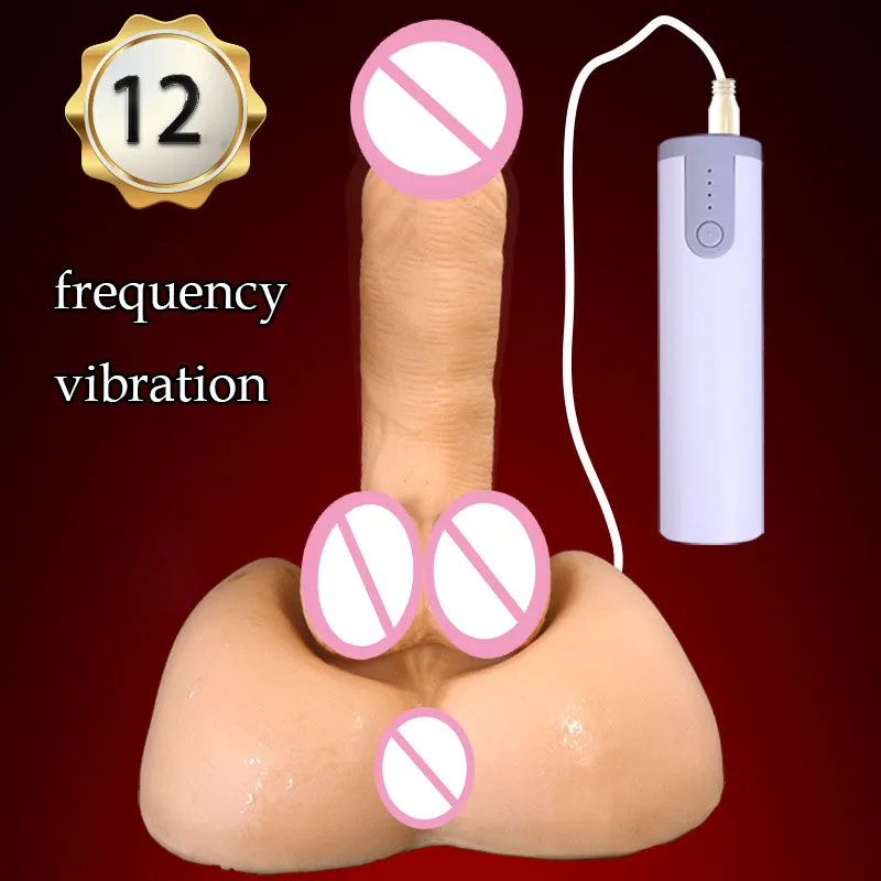 Soft Huge Dildo Realistic Unisex Anal Sex Ass Vagina Pocket Pussy Dildo Vibrator Thick Dildo Sex Dolls Sex Toys For Woman Penis
