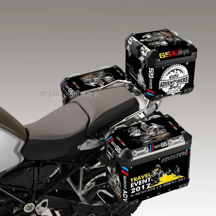 1 Набор из приключениями задний багажник мотоцикла стикеры глобальной R1200GS F800GS F700GS(для рама из алюминиевого сплава использования