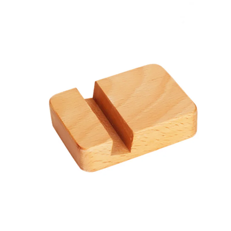 

Home Kitchen Car Organizer Storage Wood Mobile Phone Holder Stable Portable Rack Stand Household Support Tools