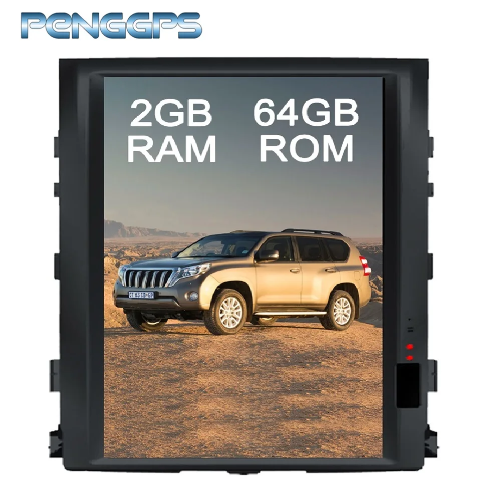 

16 Inch Android Car GPS Navigation DVD Player for Toyota Land Cruiser LC200 2008-2015 Supports Factory Navigation Tesla Stely