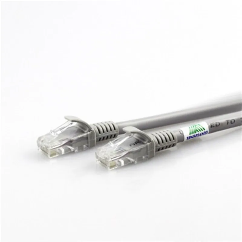 

Six types of Gigabit routing network cable Computer pure copper fiber optic gray cable WU010
