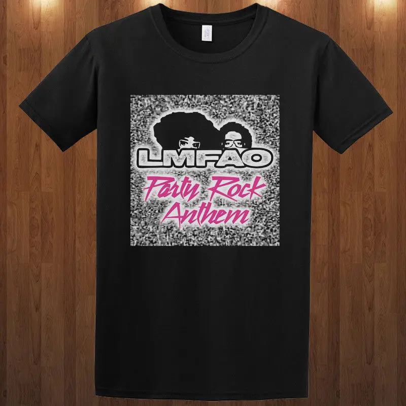 

LMFAO Tee Electronic Dance Music Duo S-3XL T-Shirt Redfoo and SkyBlu Print T Shirt Summer Style Hot Basic Tops