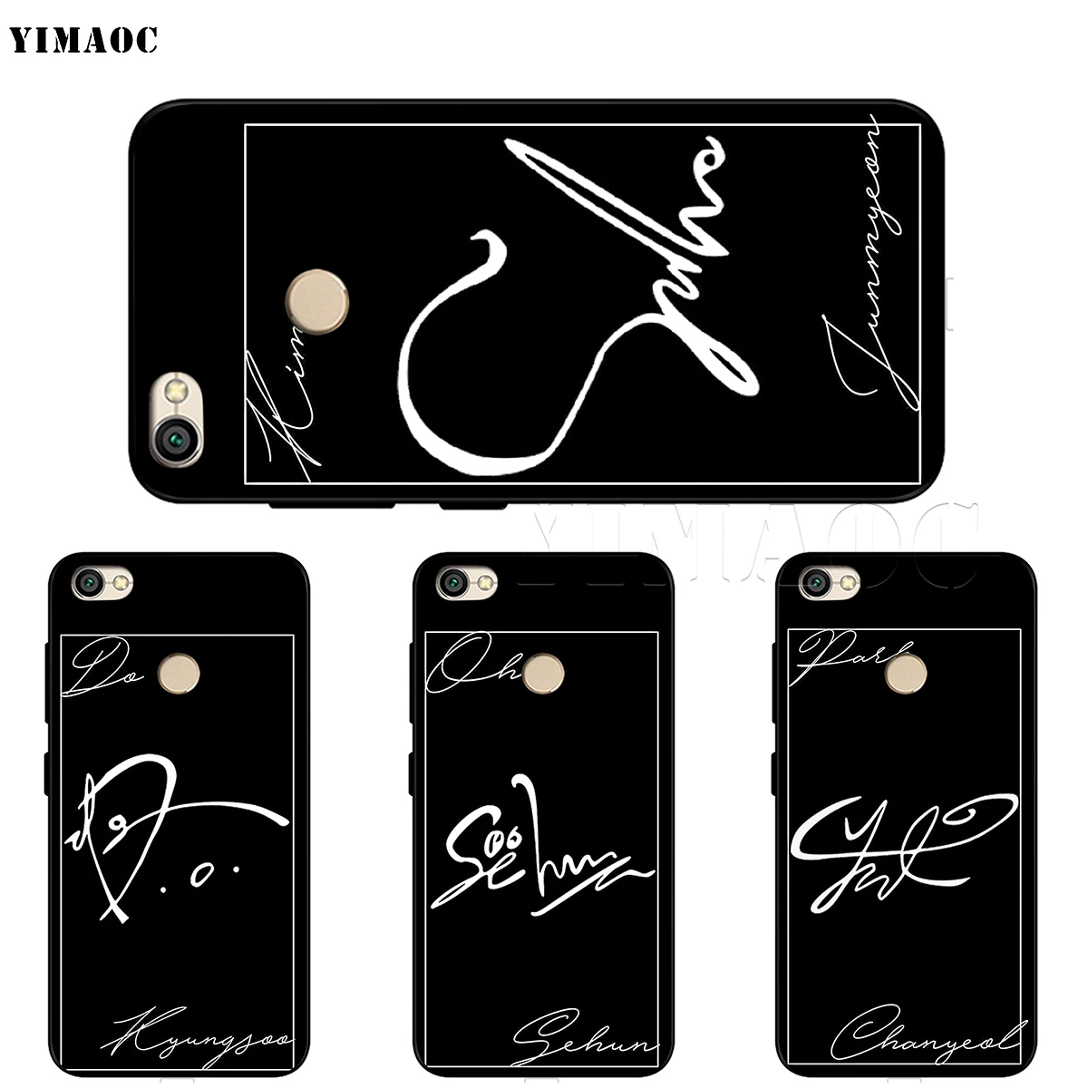 Чехол EXO Chen Chanyeol для Xiaomi Redmi MI Note MAX 3 6a 7 6 8 9 10 GO SE A1 A2 A3 Lite 8A F1 Pro|Бамперы| |