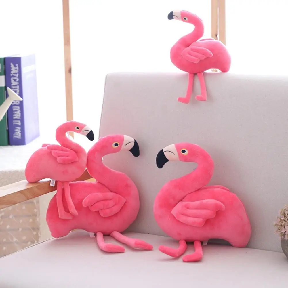 

Cute Simulation Flamingo Sofa Cushions Stuffed Plush Toy Almofada Soft Enfant Bird Doll Kids Gift Home Decor Cojines Pillow