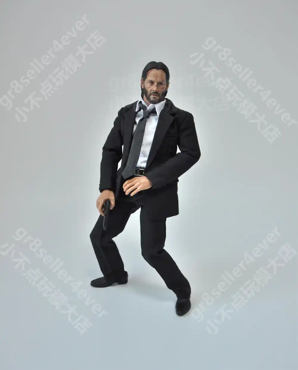1 6 Keanu Reeves John Wick 2 0 Head Sculpt Men Black Suit Set With 12 Body Toys Hobbies Lenka Creations Action Figures