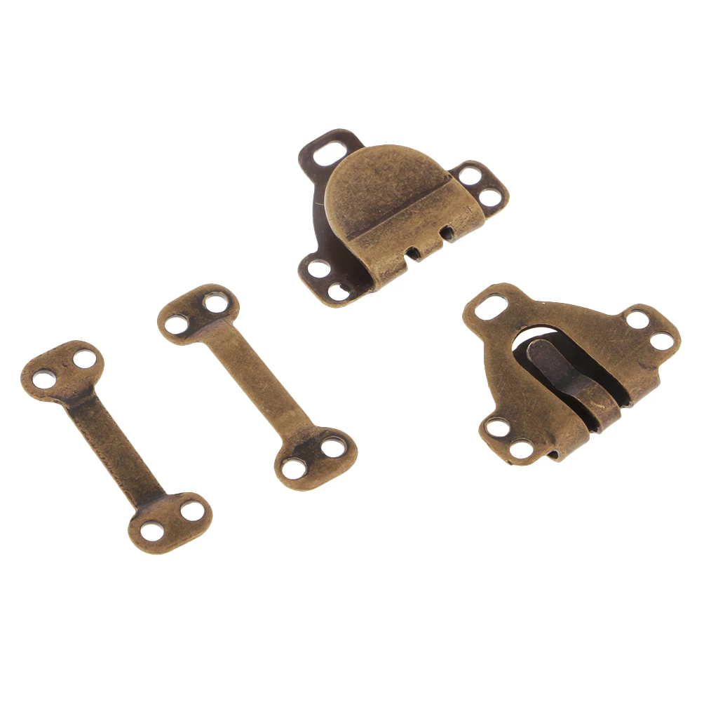 30 Sets Sewing Hook and Eye Closures for Trousers Skirt Dress Bra DIY Sewing Craft Bronze