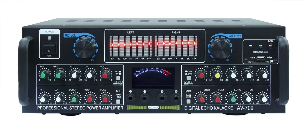 Set Up Karaoke Mixer Amplifier