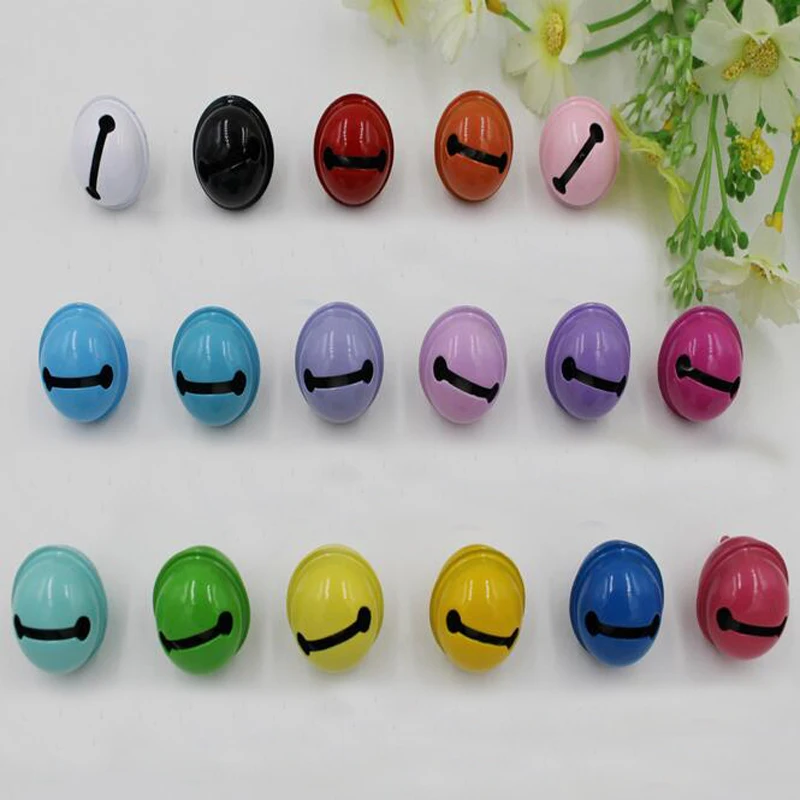 

10pcs Anti-stress Colorful Jingle Bell Iron Metal Baby Rattles Hand Bell Pet Pendants Key Chain Decoration DIY Novelty Gag Toys