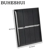 BUHESHUI Wholesale 240pcs Mini 0 36W 2V Solar Cell Polycrystalline DIY Solar Panel System Charger Epoxy