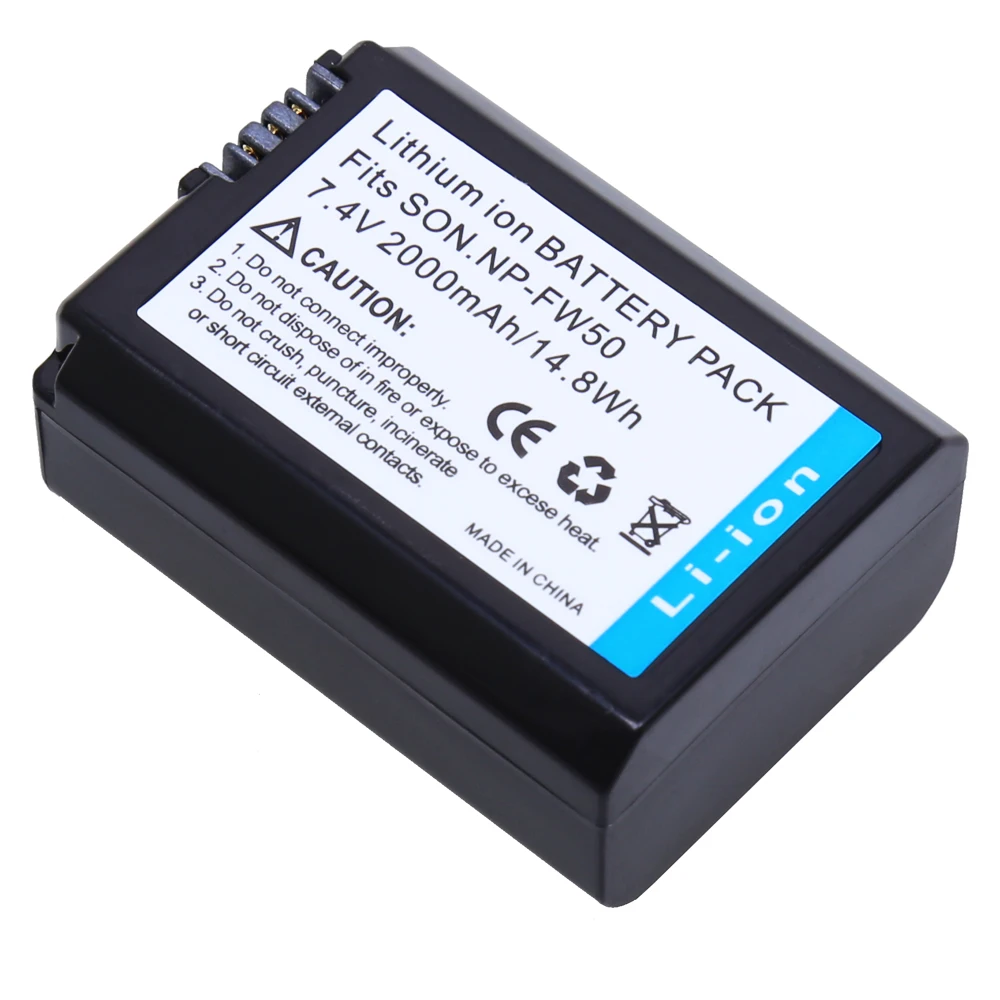 4pc NP FW50 batteria NP FW50 npfw50 Battery + Dual Charger For SONY NEX