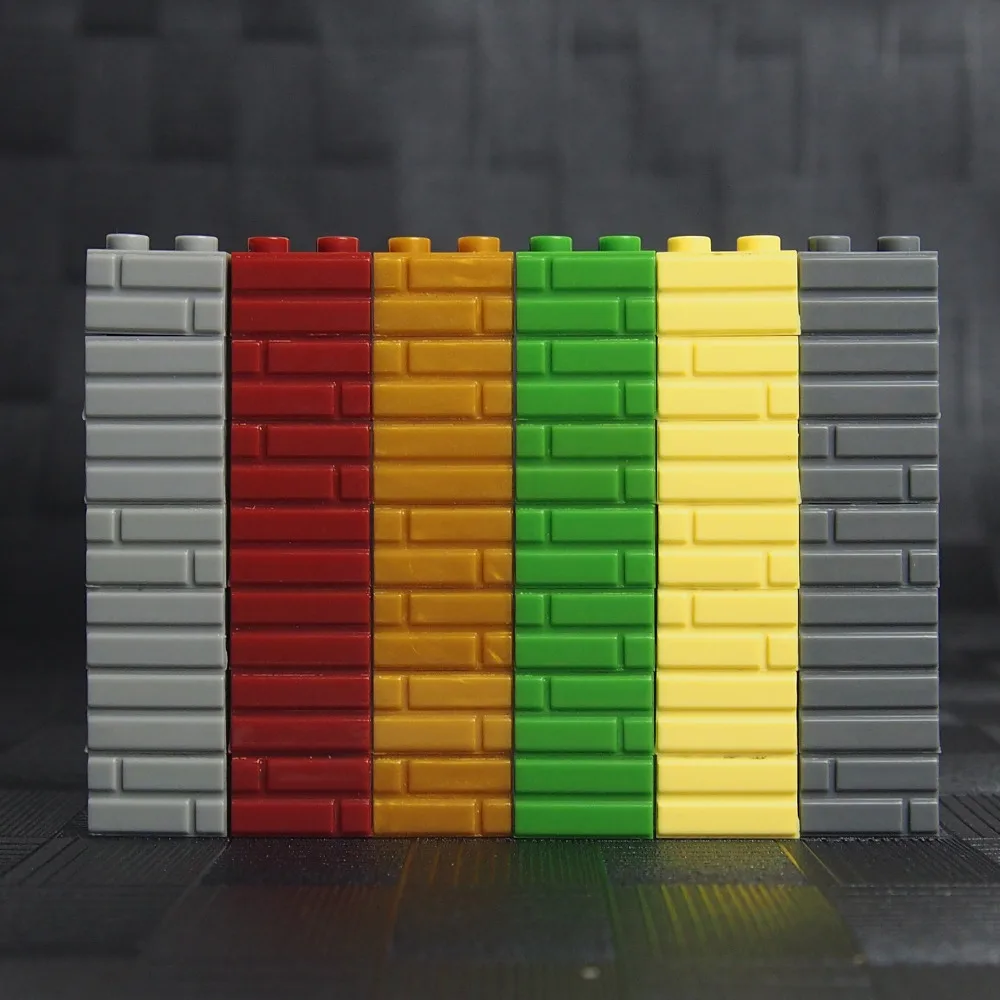 MOC City font b Figures b font building blocks wall DIY Blocks Baseplate Small Bricks Base