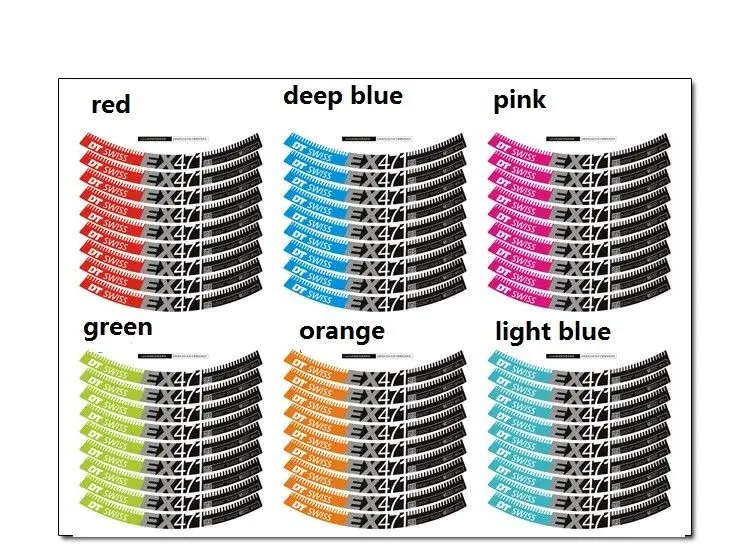 Juego de pegatinas de repuesto de llanta para DT SWISSS EX471 MTB bicicleta de montaña calcomanías