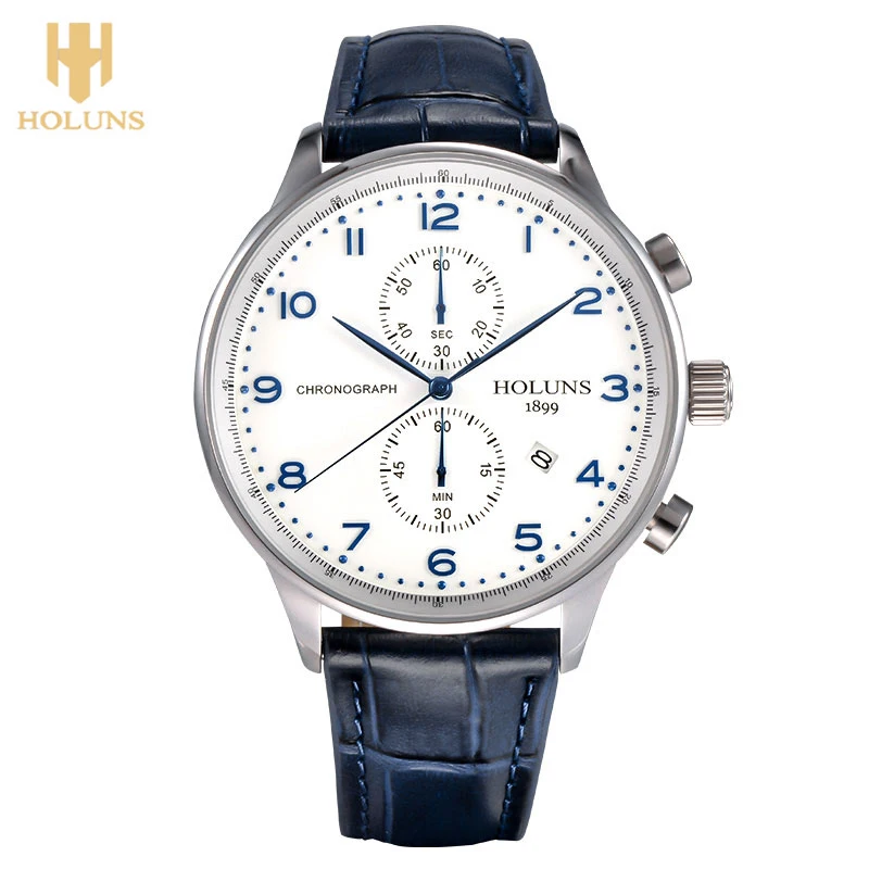 Prix pour HOLUNS D'origine Hommes Montre-Bracelet Date Affichage 5Bar Résistant À L'eau De Luxe Japon Mouvement À Quartz D'affaires Calendrier Mâle Horloge Prix pour HOLUNS D'origine Hommes Montre-Bracelet Date Affichage 5Bar Résistant À L'eau De Luxe Japon Mouvement À Quartz D'affaires Calendrier Mâle Horloge