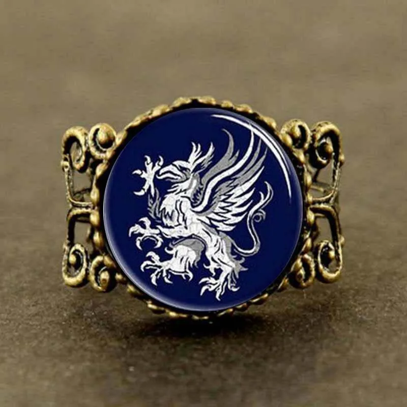 

Antique VINTAGE Game of thrones Dragon age gray wardens Ring jewelry steampunk mens women new charm