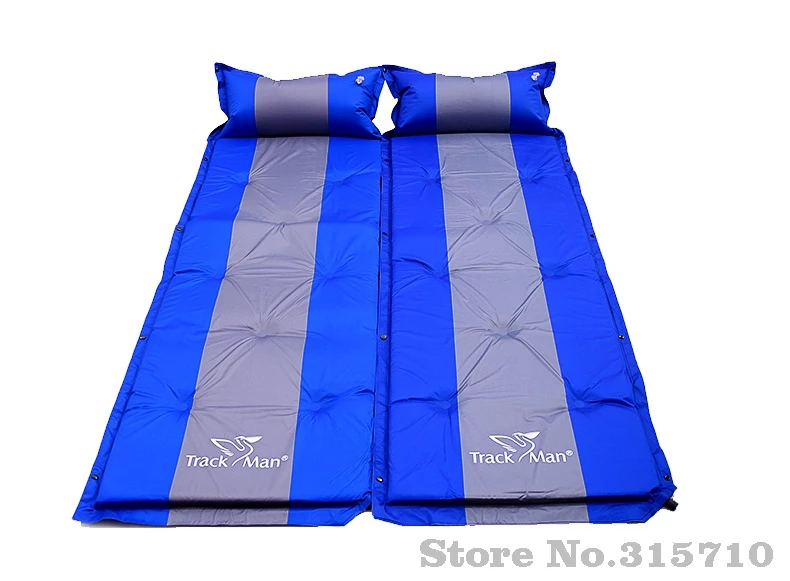 Livre de Auto inflável Almofada de Dormir com Travesseiro Barraca de Camping Pessoa ao ar Trackman Única Viagem Mat Mat Moisture proof 3 Cores 10 almofada de dormir com travesseiro barraca de