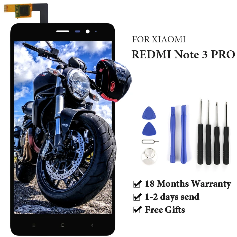 Для Xiaomi Redmi Note 3 Pro ЖК-дисплей с сенсорным экраном рамкой в сборе Замена для LCD |