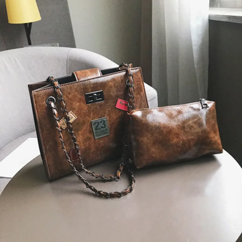 

explosion models large-capacity fashion wild shoulder diagonal cross-package multi-functional texture mother and child package