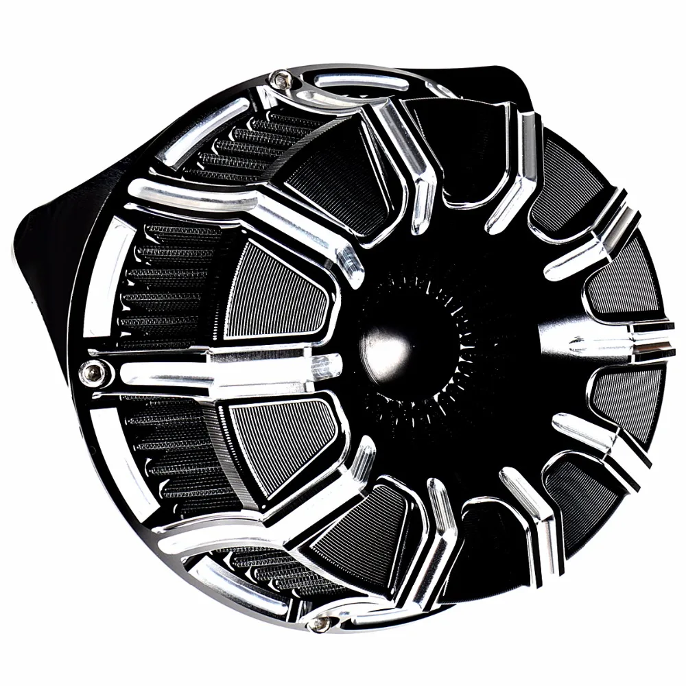 Billet Aluminum Big Grill Black Air Cleaner For Harley 2008-2016 Touring Electra Street Glide Road King FLHX Billet Aluminum Big Grill Black Air Cleaner For Harley 2008-2016 Touring Electra Street Glide Road King FLHX