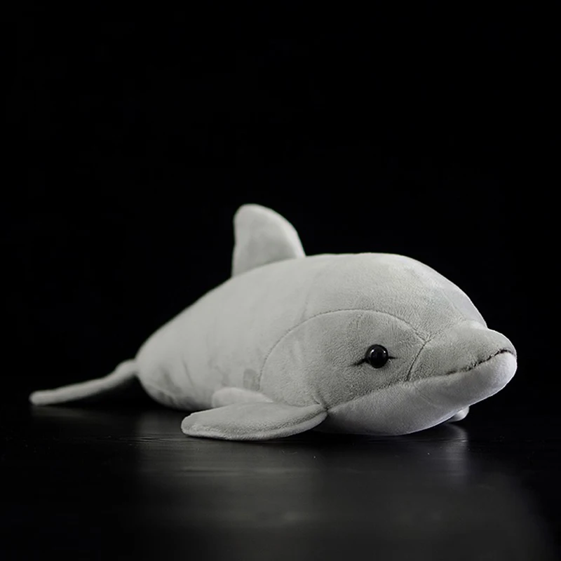 1" /40 см длинная настоящая жизнь акула-молот Плюшевые игрушки Мягкая серая акула мягкая игрушка Реалистичная океан плюшевая кукла животного подарки - Цвет: Dolphins