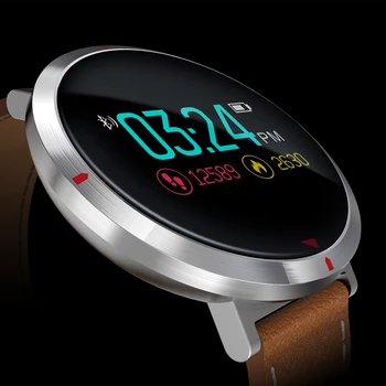 

EXRIZU Fashion Smart Wristband Heart Rate Monitor Bracelet Fitness Tracker Smartwatch Pedometer Step Calorie Distance 0.96 Inch