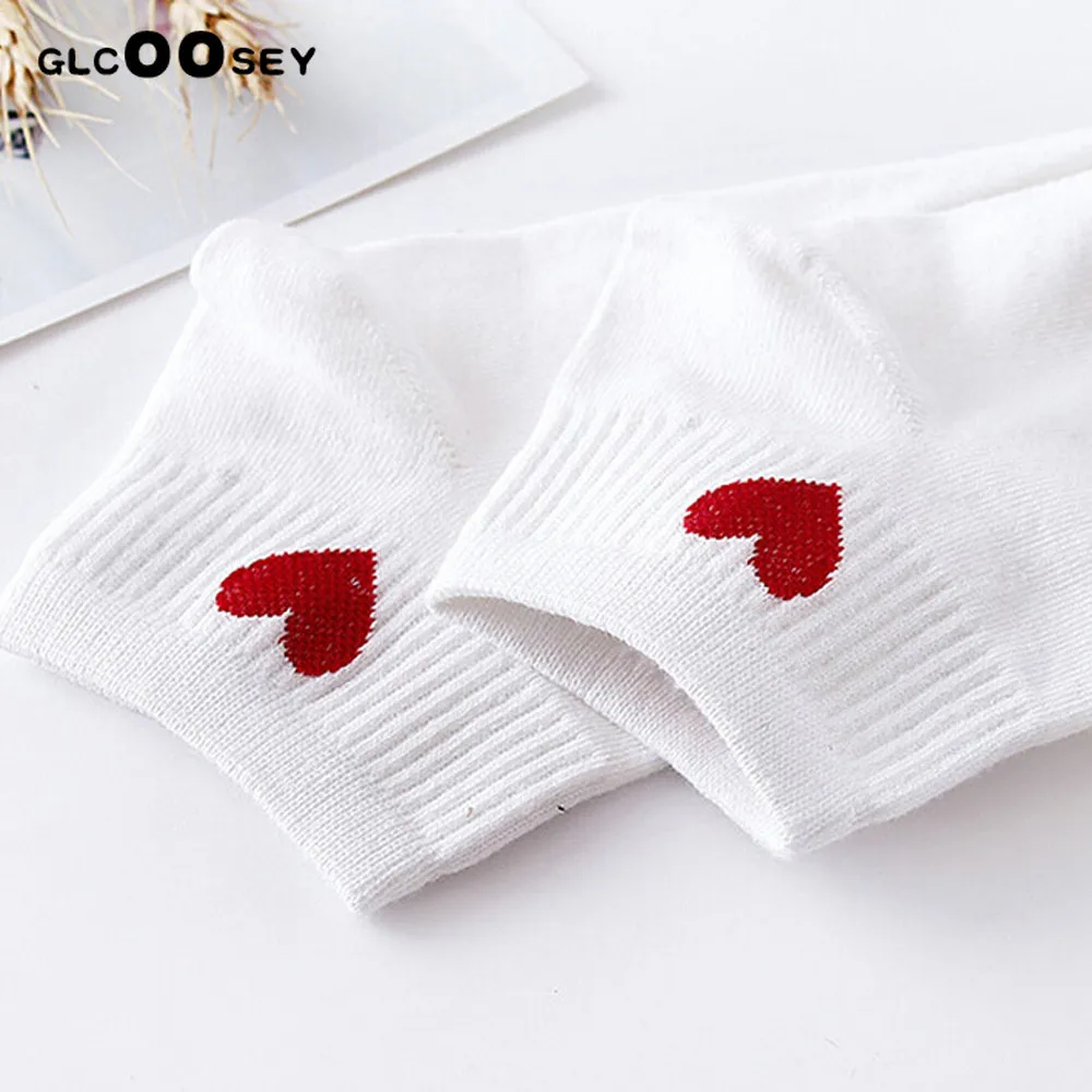 Женские хлопковые носки башмачки для девочек Летние женские в студенческом